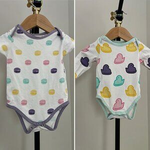 Monica + Andy Pastel 0-3/3-6 Onesie Bundle